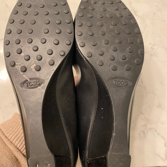 Tods black low wedge - Picture 5 of 7